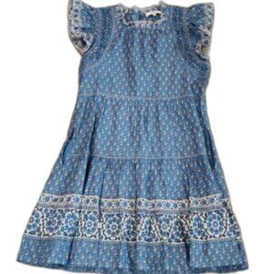 Sea New York Stella Flutter Sleeve Dress Size Medium